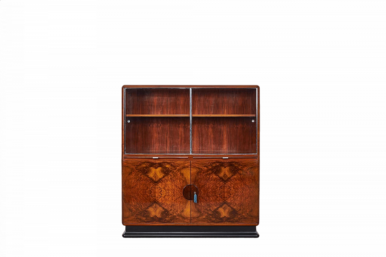 L Seria sideboard with display case by Jindřich Halabala for UP Závody, 1930s 17