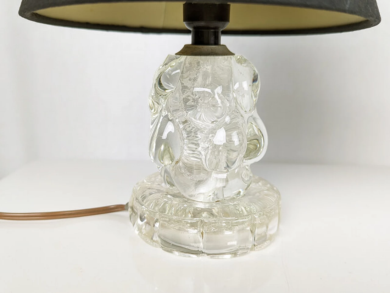Coppia di lampade in vetro di Murano attribuite a Barovier & Toso, anni '30 9