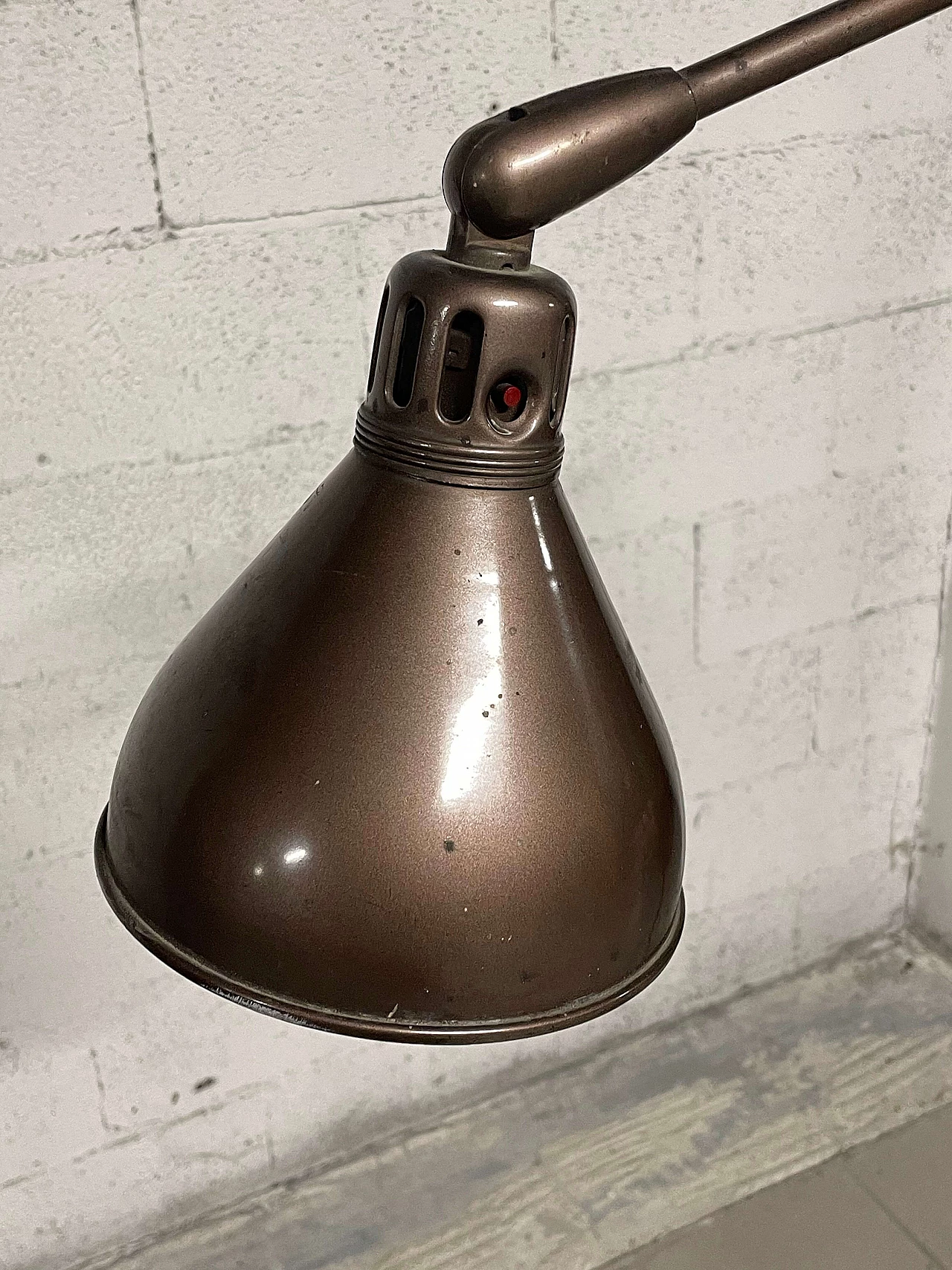 Extendable floor lamp 605 by Dazor MFG, 1950s 6