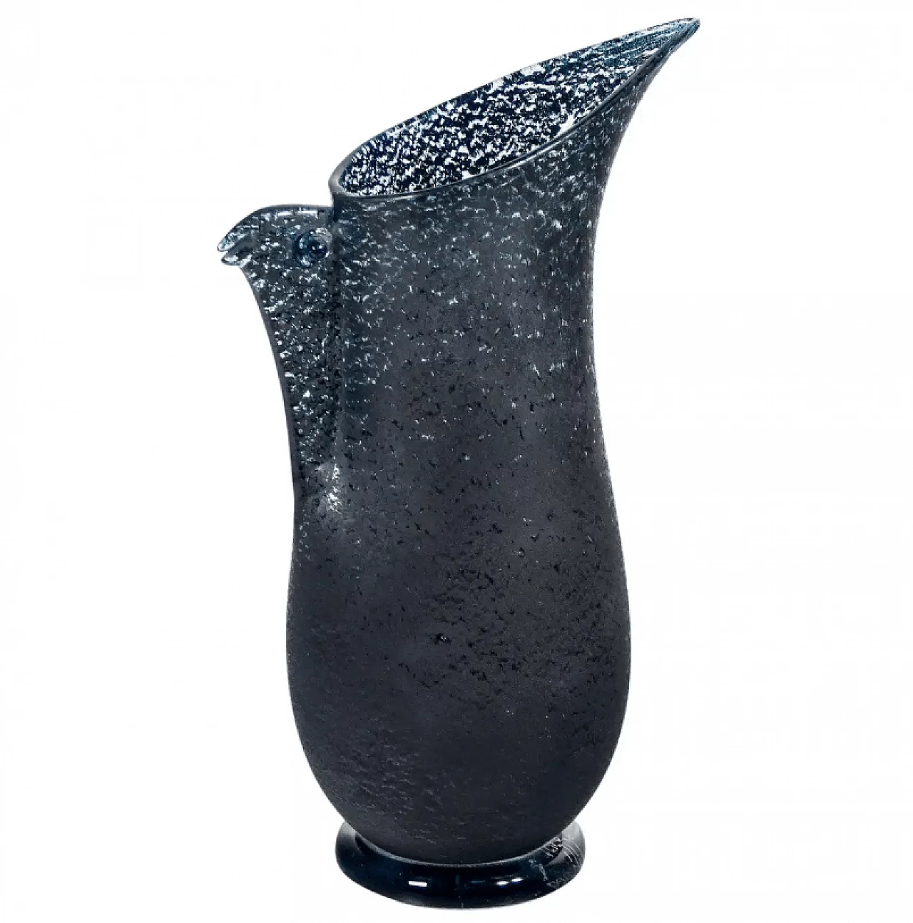 Murano blown glass Barbarico vase by Barovier & Toso, 1950s 1