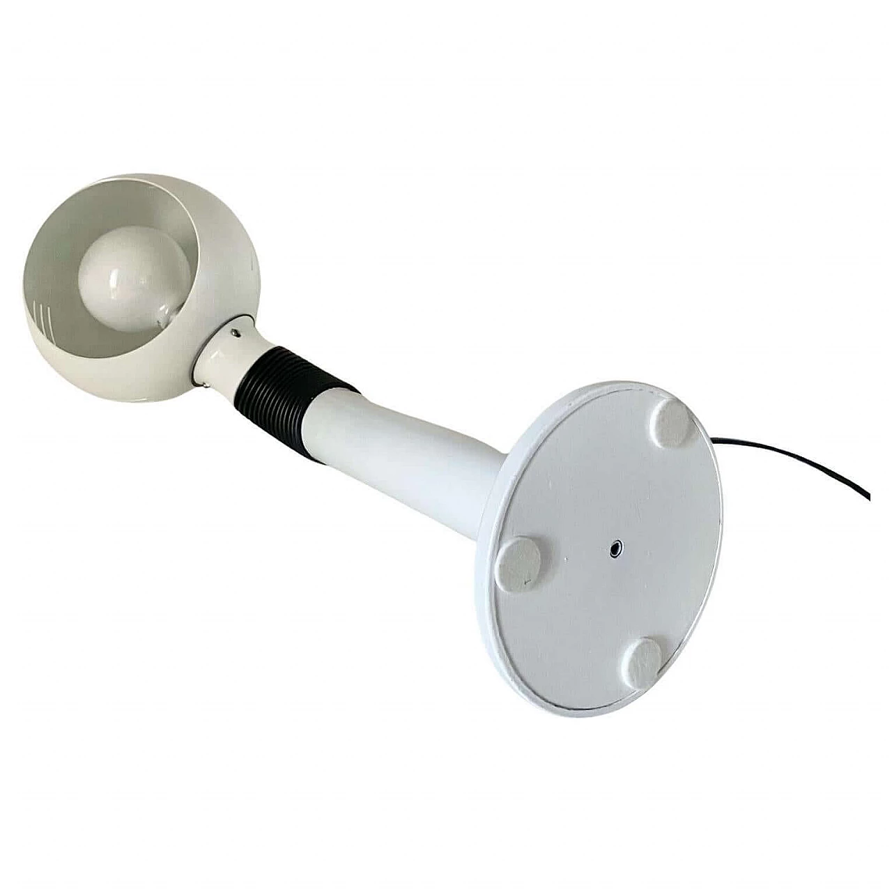 White steel adjustable table lamp by Zonca, 1970s 12