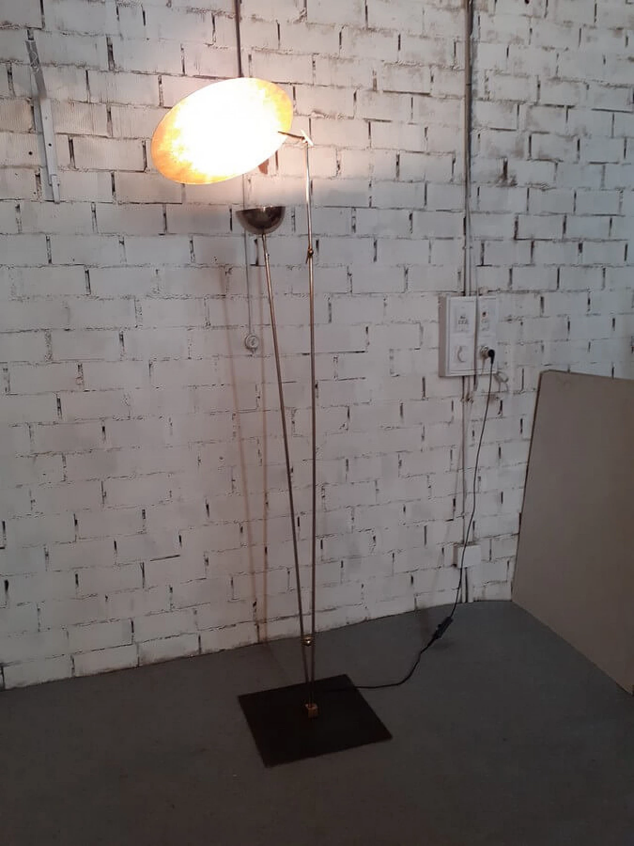 Lampada da terra 'O Sole Mio di Catellani & Smith, anni '80 1