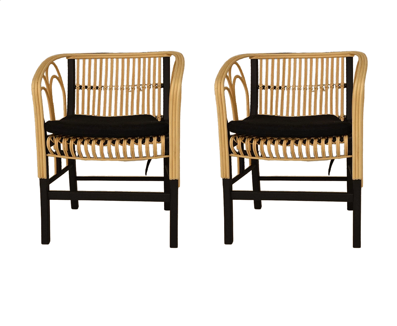 Pair of Uragano armchairs by Vico Magistretti for De Padova, 2016 7