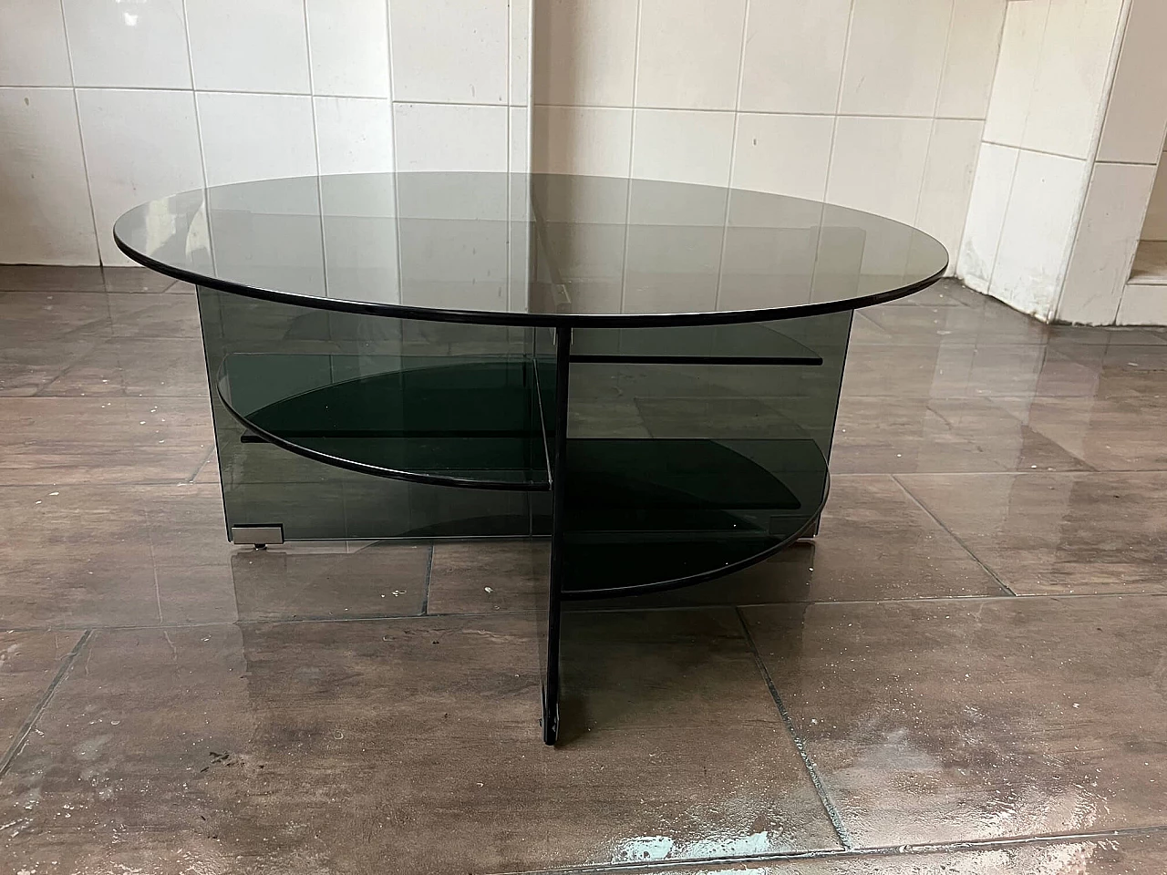 Parsol crystal coffee table, late 20th century 2