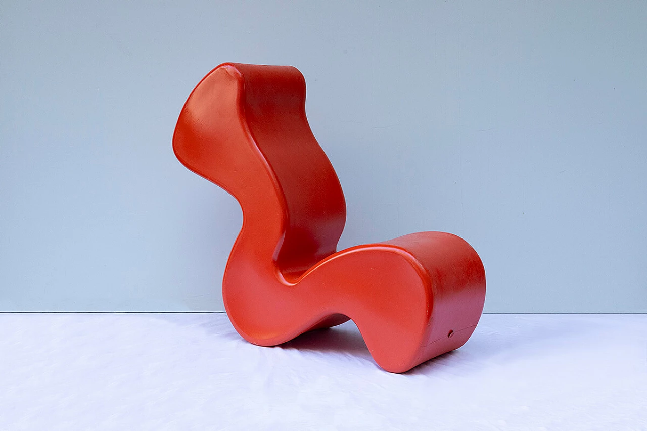 Poltrona Phantom in plastica di Verner Panton, anni ’90 1