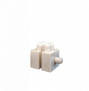 Jean Jacques Schnegg for Area Visual Art Research, Carrara Marble Modulo sculpture, 1970s