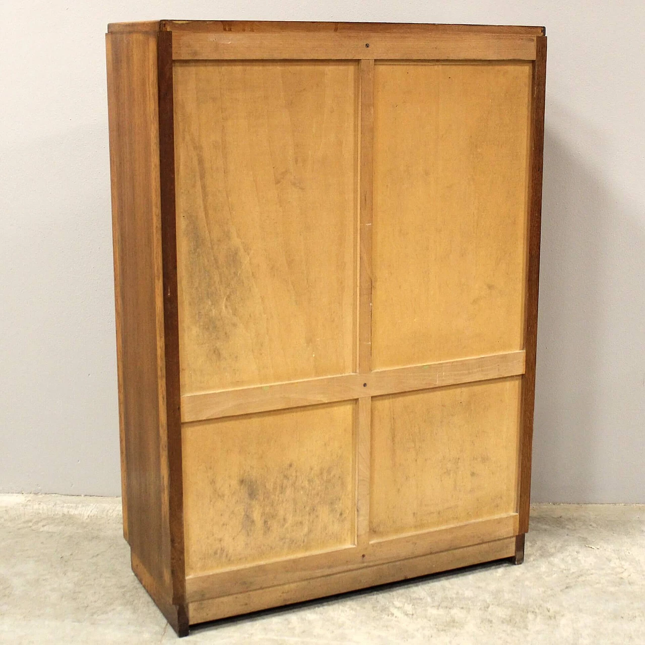Oak filing cabinet with shutter, early 20th century 2