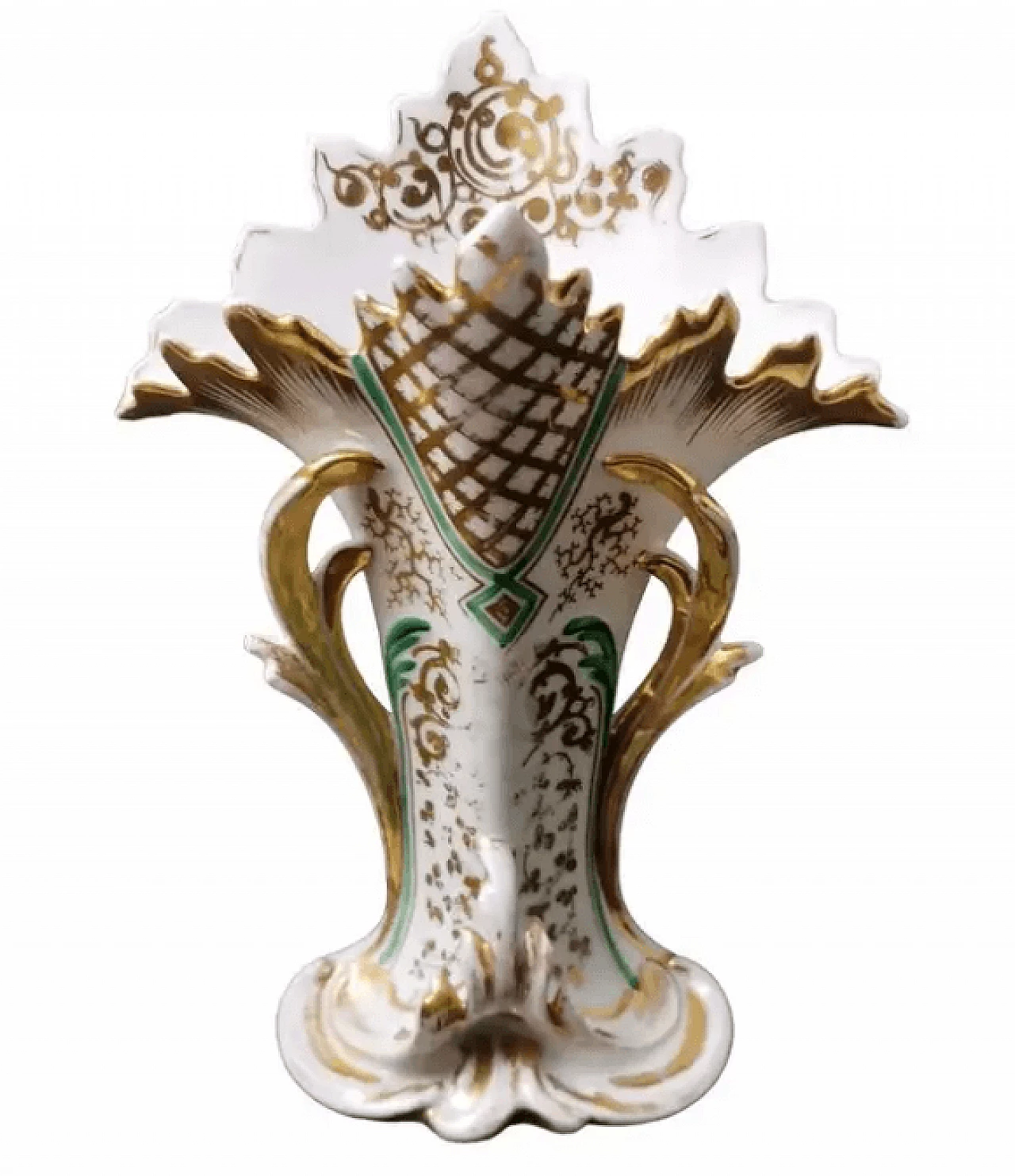 French wedding vase in De Paris porcelain, late 19th century 1