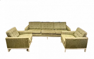 Sofa and pair of armachairs by Florence Knoll Bassett for Knoll Inc., 1954