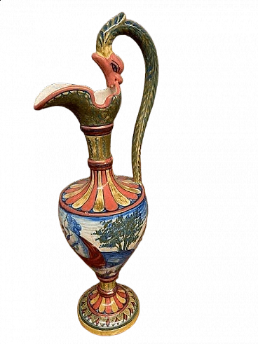 Lustre ceramic amphora by Rubboli Gualdo Tadino, early 20th century