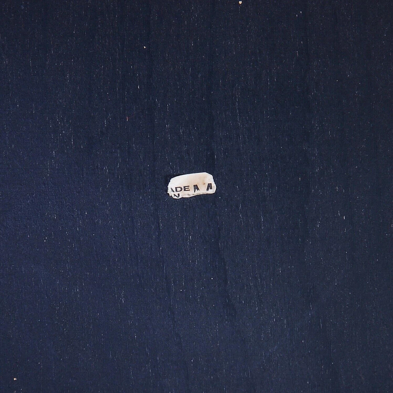 Sedia pieghevole in legno laccato nero, anni '60 9