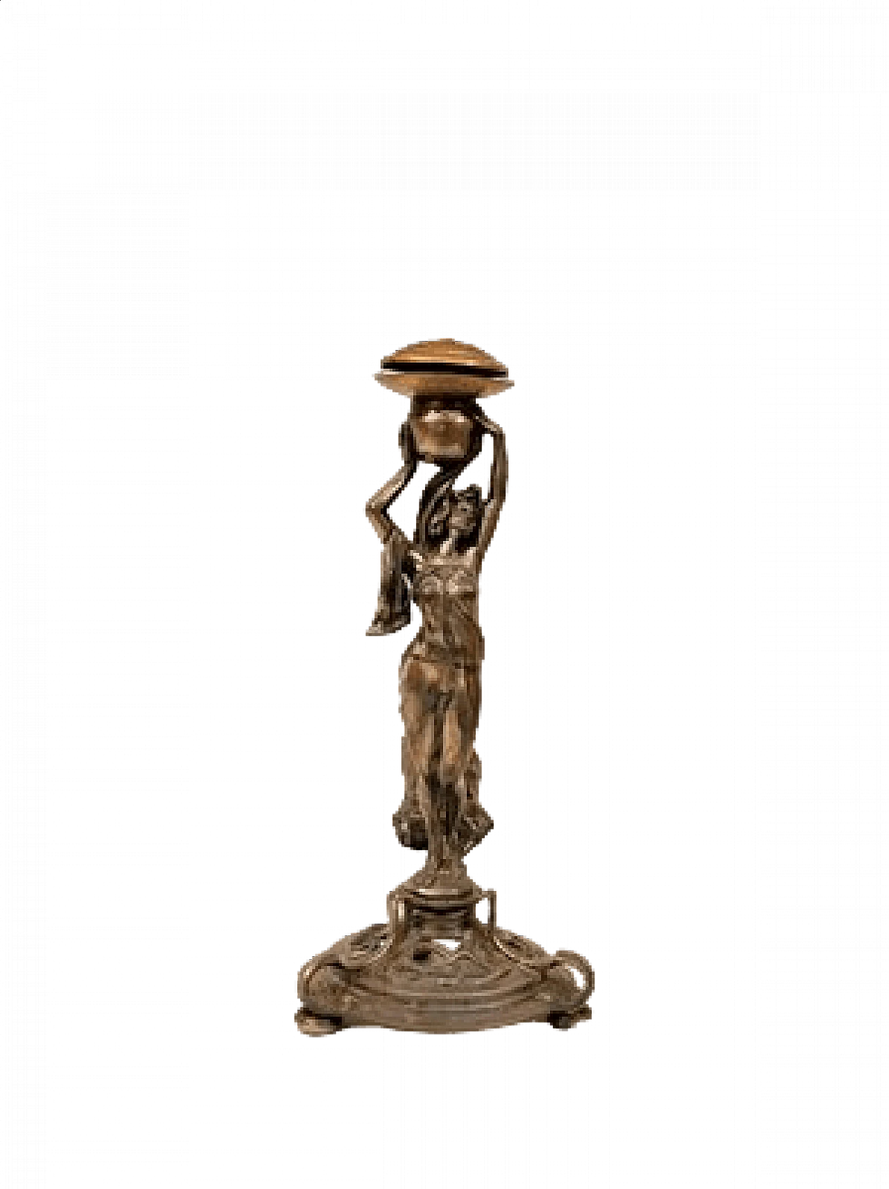 Scultura da tavolo in argento di WMF, anni '20 7