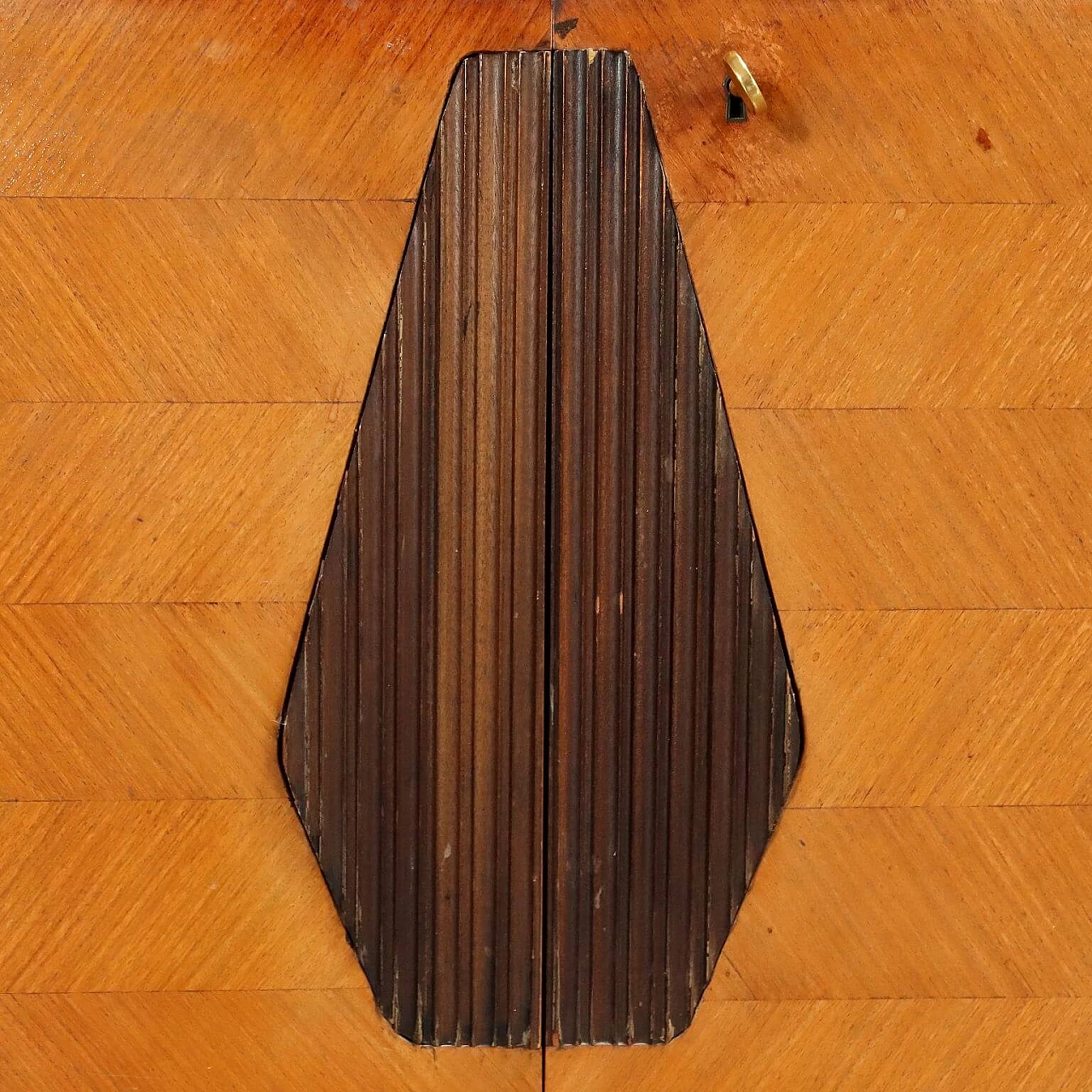 Exotic wood veneered sideboard, 1950s 10