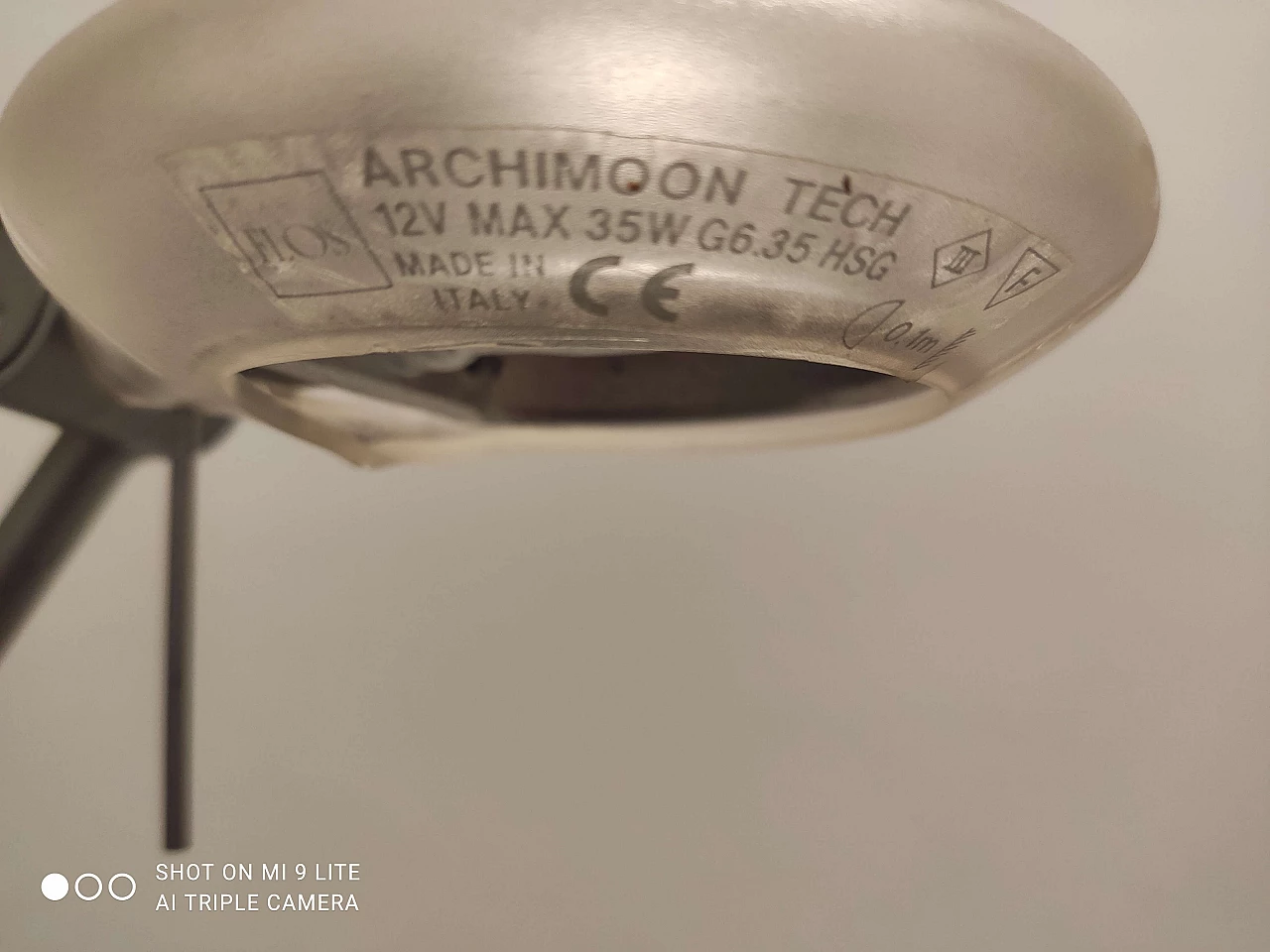 Lampada da tavolo Archimoon Tech di Philippe Stark per Flos, anni '90 4