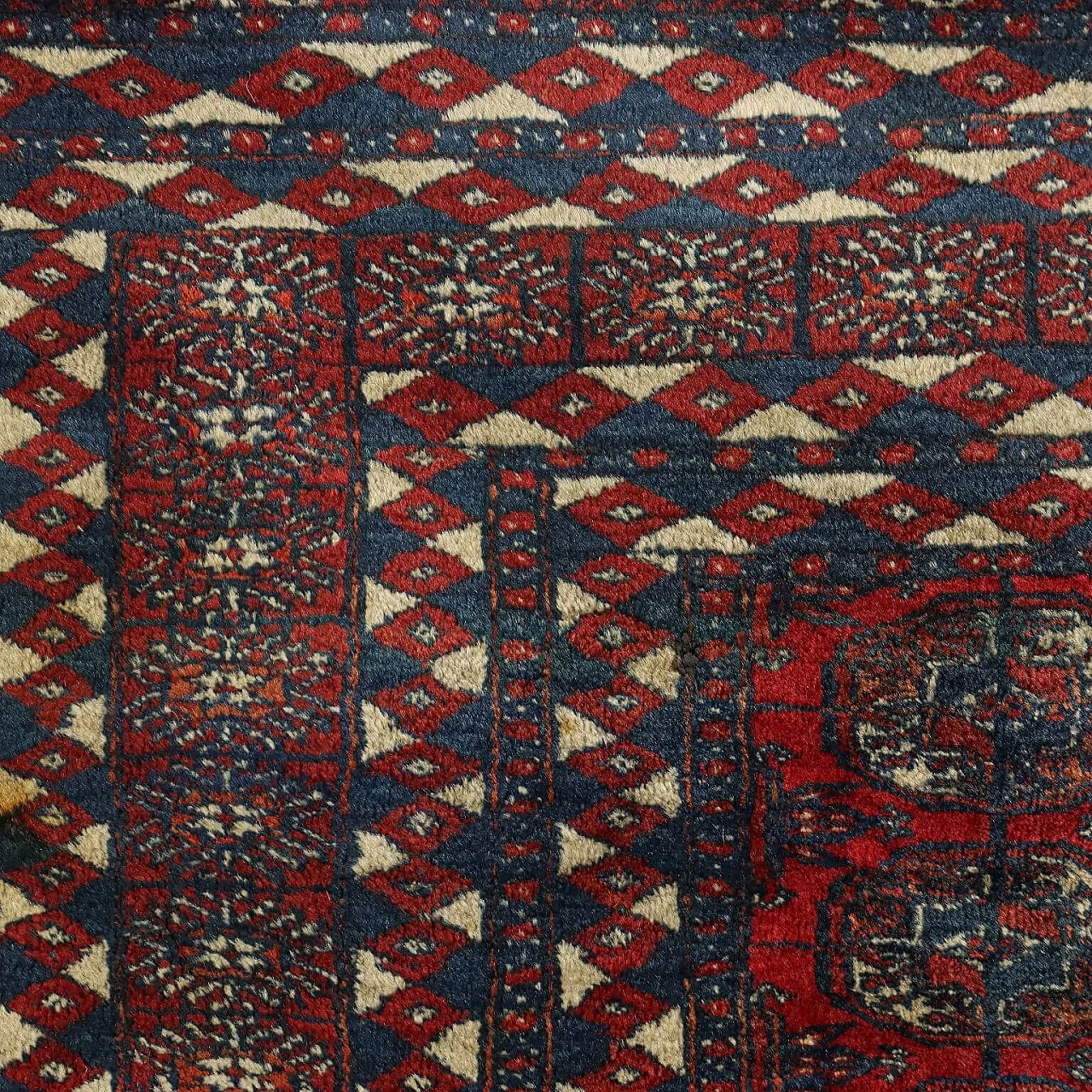 Tappeto pakistano Bukhara in cotone e lana 4