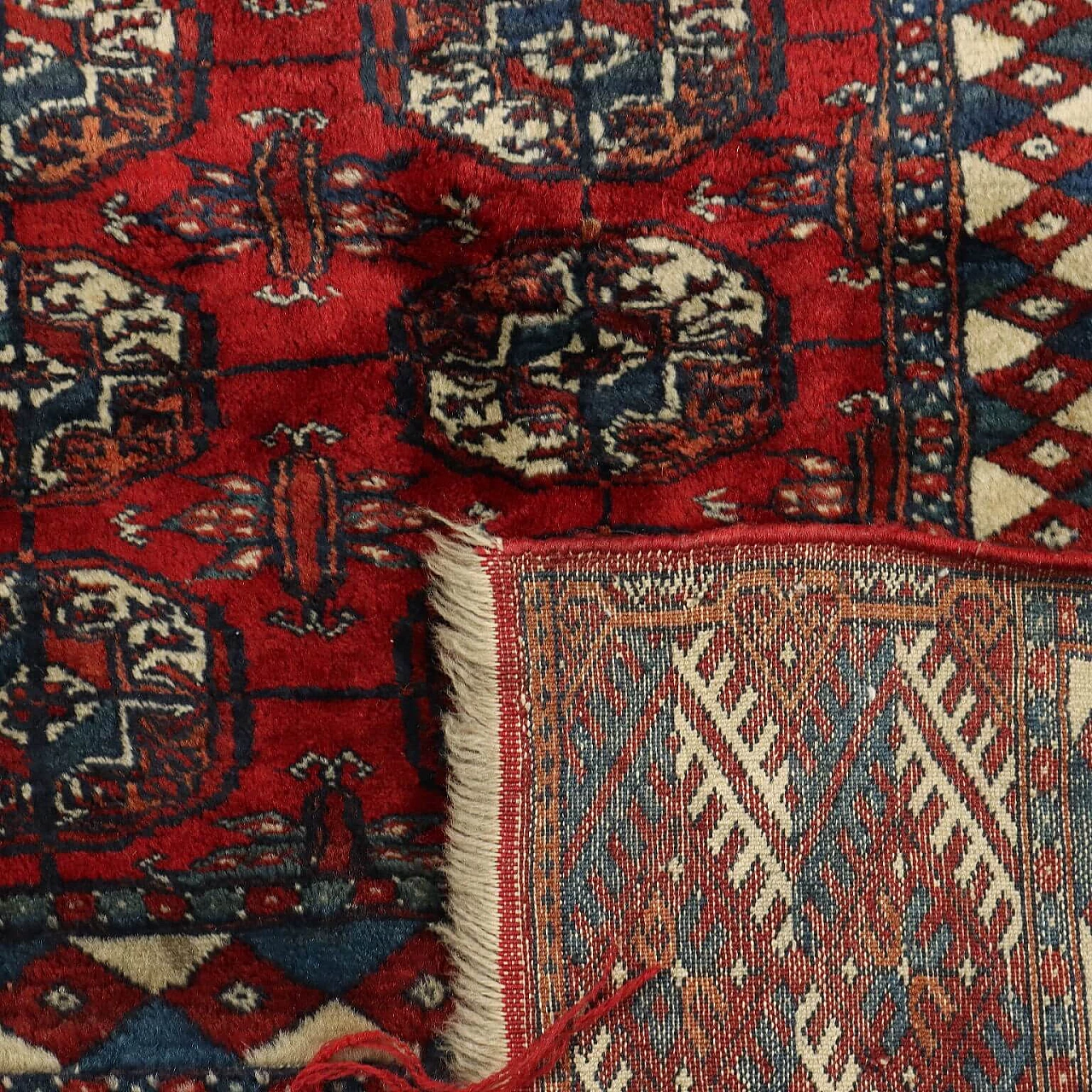 Tappeto pakistano Bukhara in cotone e lana 8