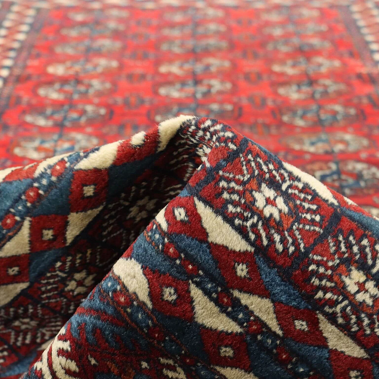 Tappeto pakistano Bukhara in cotone e lana 9