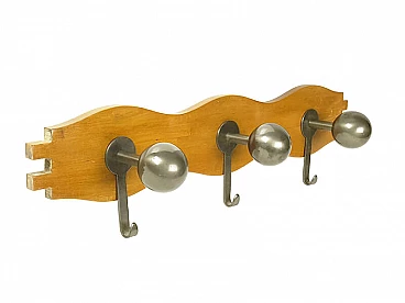 Attaccapanni wall coat rack by Sergio Mazza for Artemide, 1960s