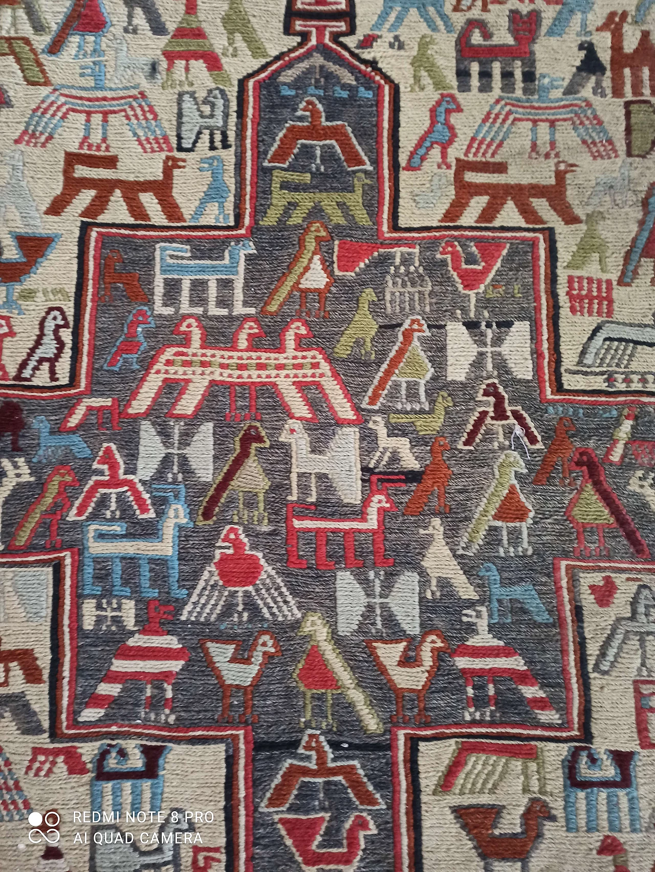 Tappeto Sumak iraniano in lana, fine '800 7