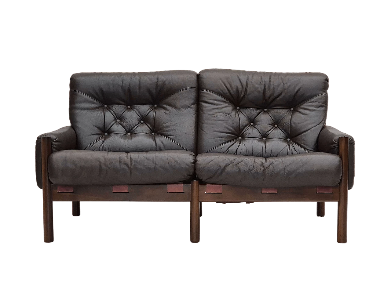 Safari two-seater sofa by Ivar Opsvik for Bruksbo Norway, 1970s 21