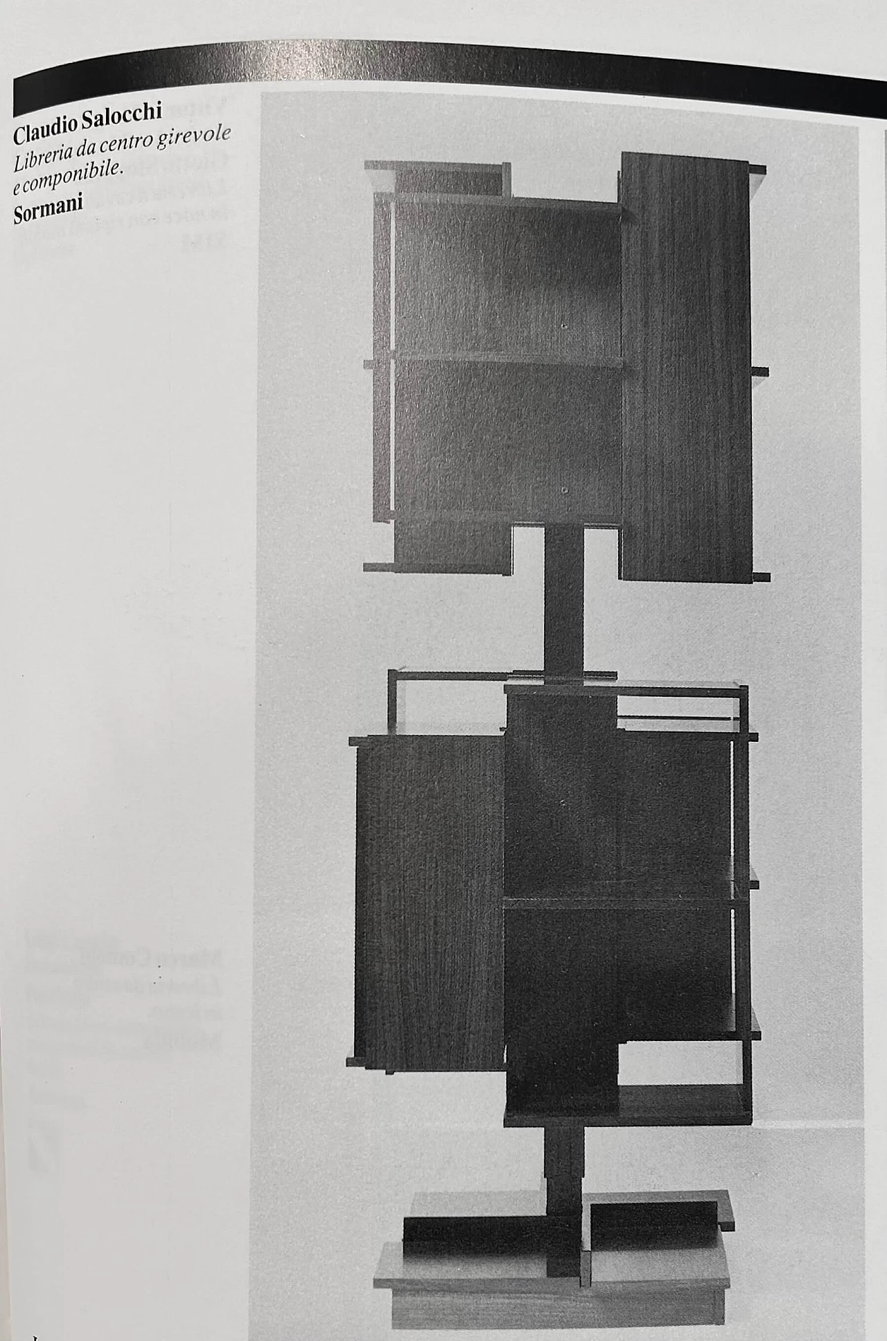 Centro bookcase by Claudio Salocchi for Sormani, 1960s 11
