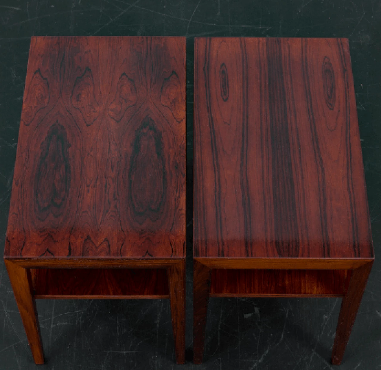Pair of bedside tables by Severin Hansen for Haslev Møbelfabrik, 1960s 3