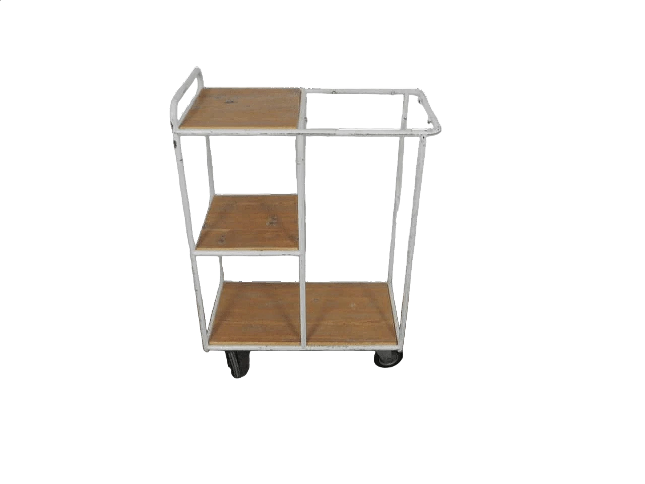 Cart with fir shelves, 1970s 10