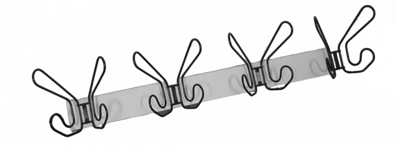 Appendiabiti in abete e metallo, anni '80 10