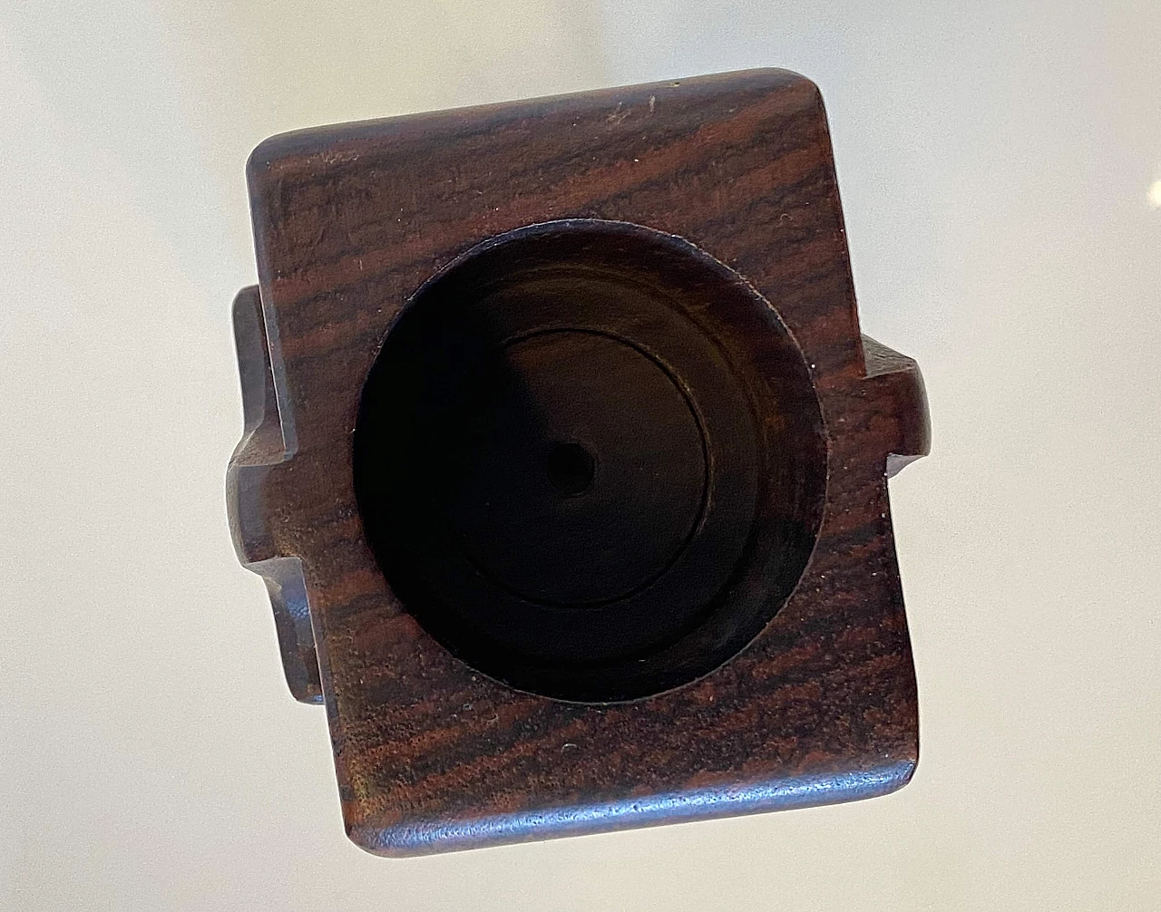 Gianni Pinna, abstract subject, rosewood sculpture, 1960s 15