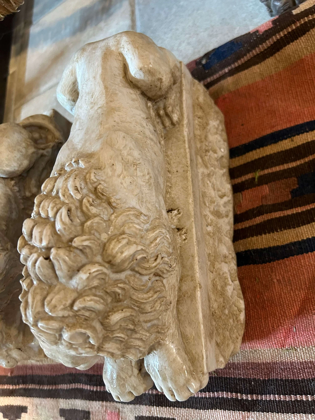 Leoni, copia da Canova, coppia di sculture in polvere di marmo 8