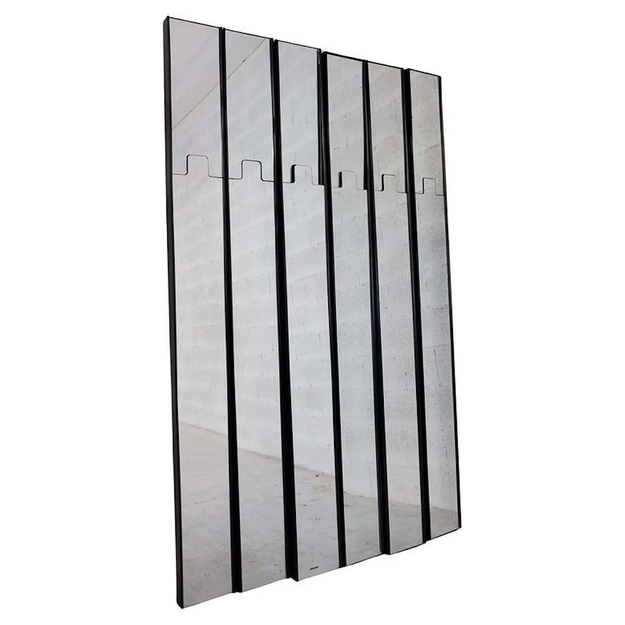 6 Specchi modulari Gronda con appendiabiti di Luciano Bertoncini per Elco, anni '70 1