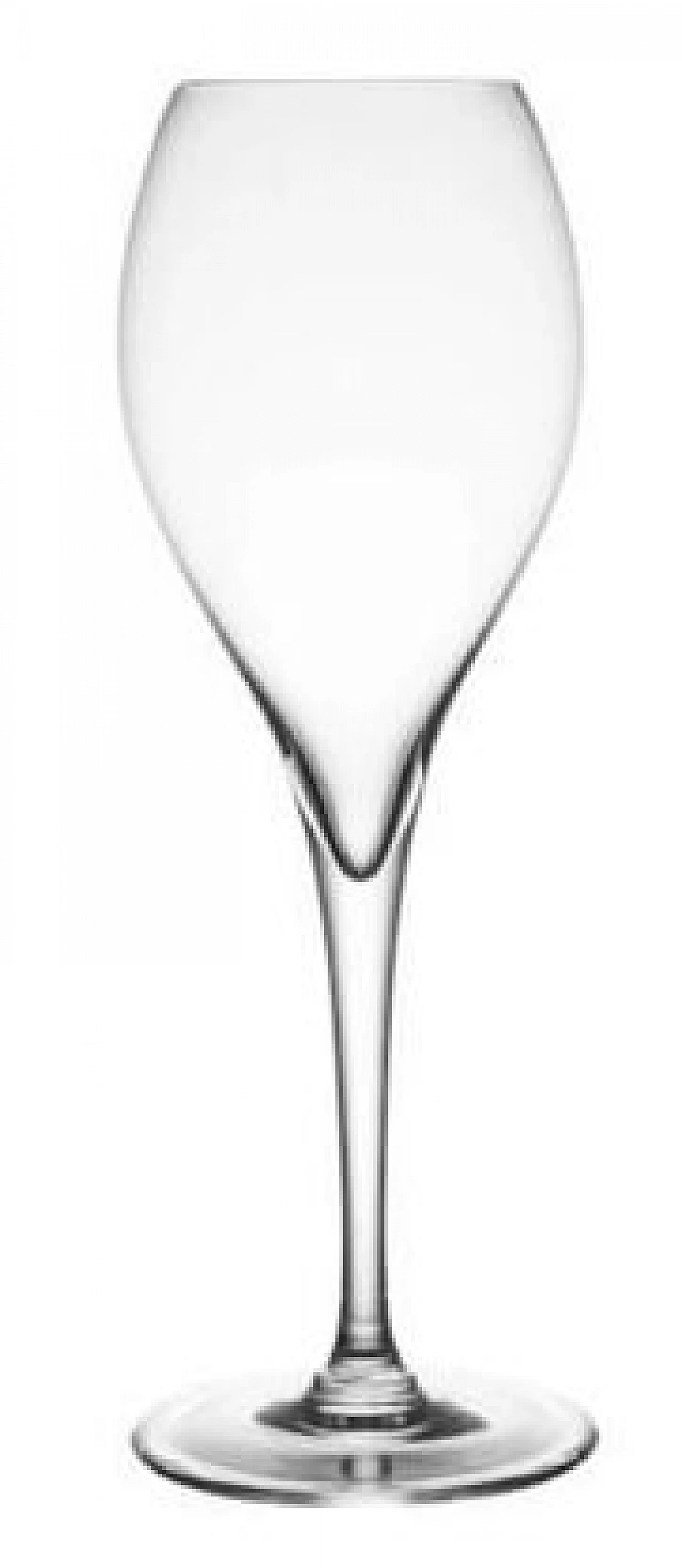 4 Champagne glasses in crystal by Baccarat 1