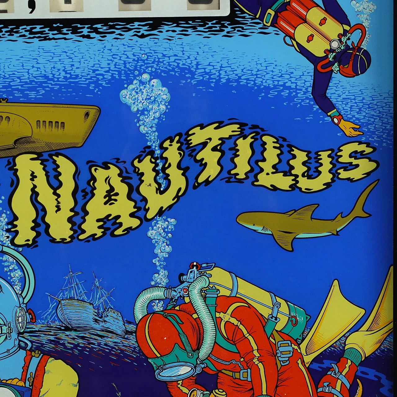 Nautilus pinball in wood and metal by Zaccaria, 1970s 6