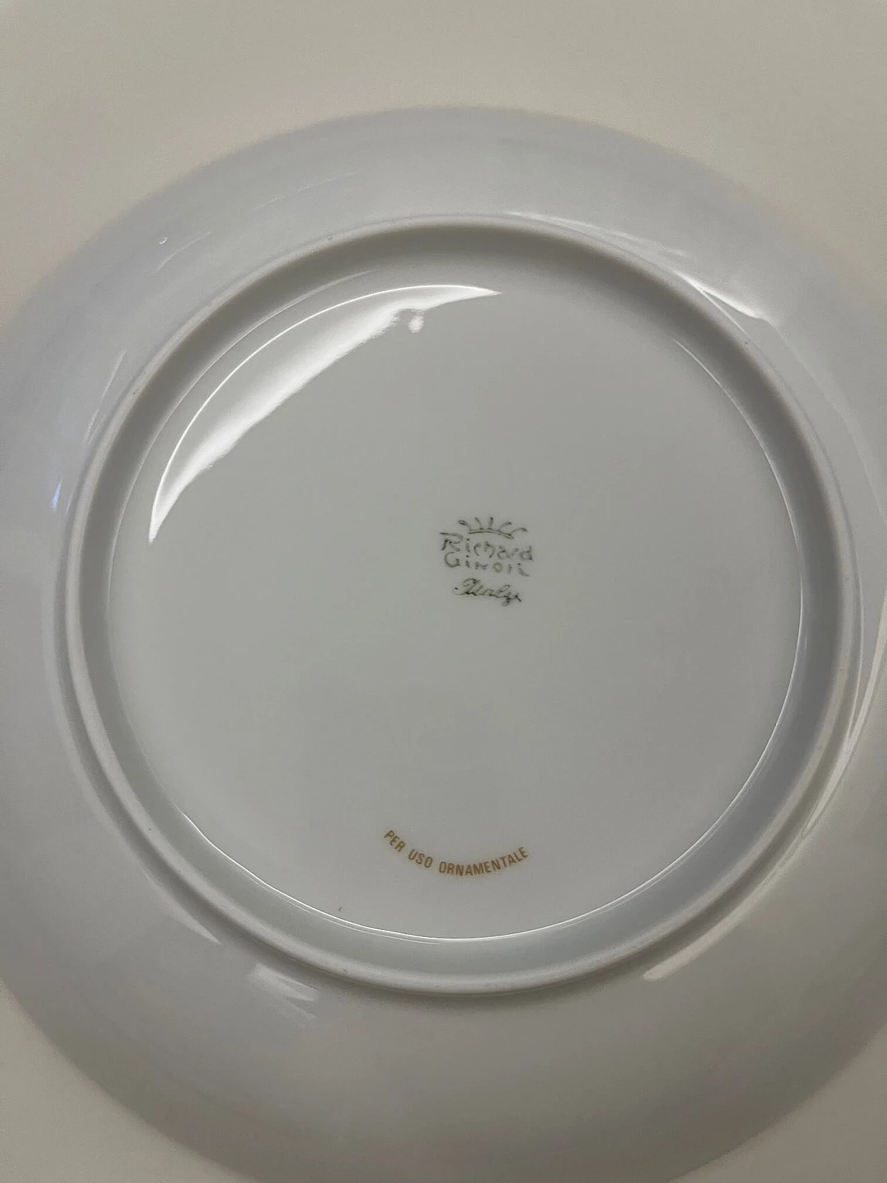 Porcelain bowl by Gio Ponti for Richard Ginori, 1990s 3