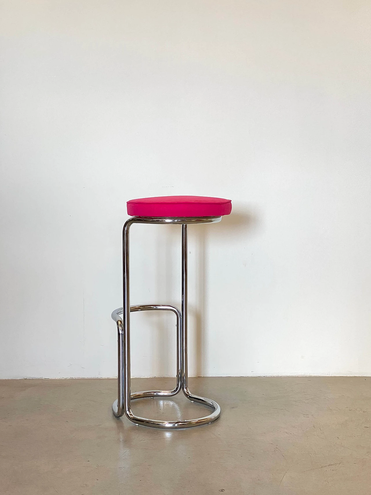 Pair of steel bar stools, 1970s 6