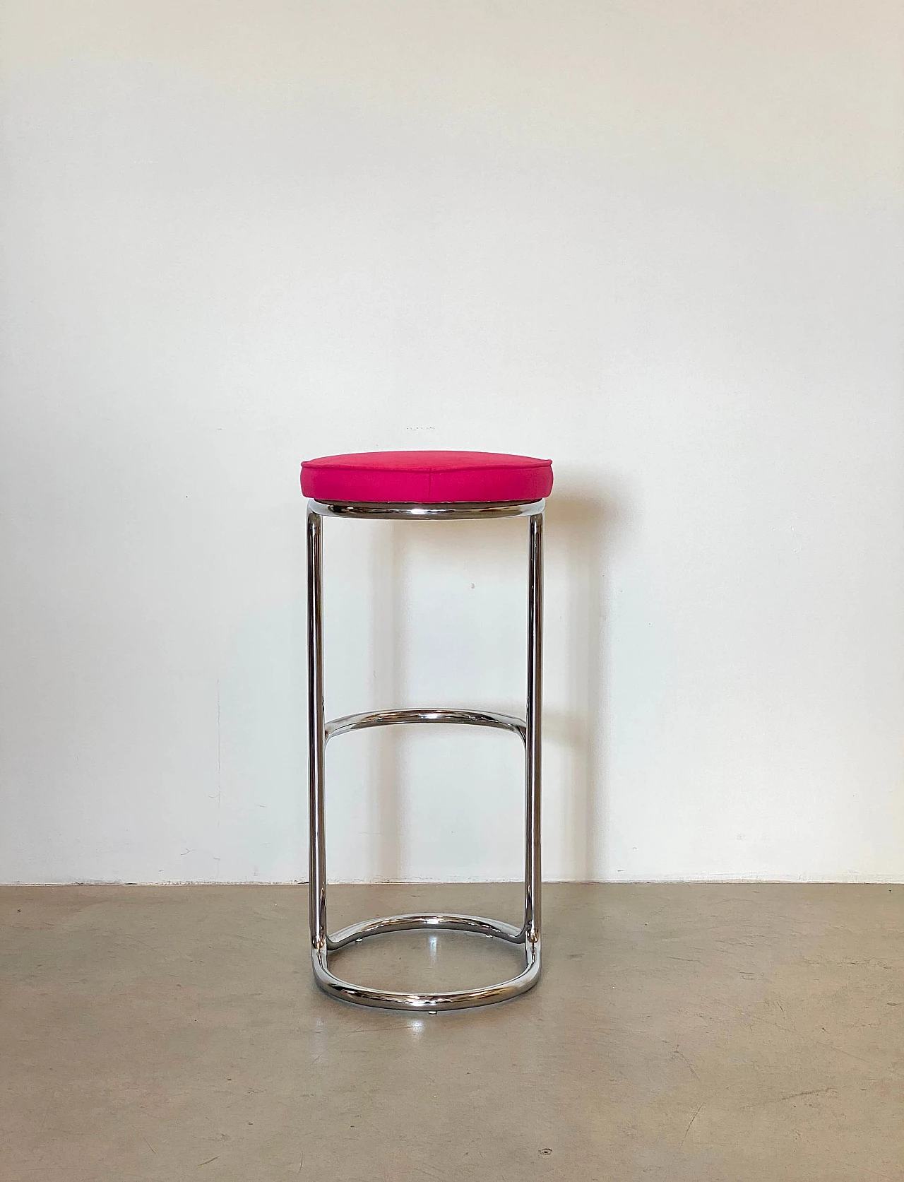 Pair of steel bar stools, 1970s 7