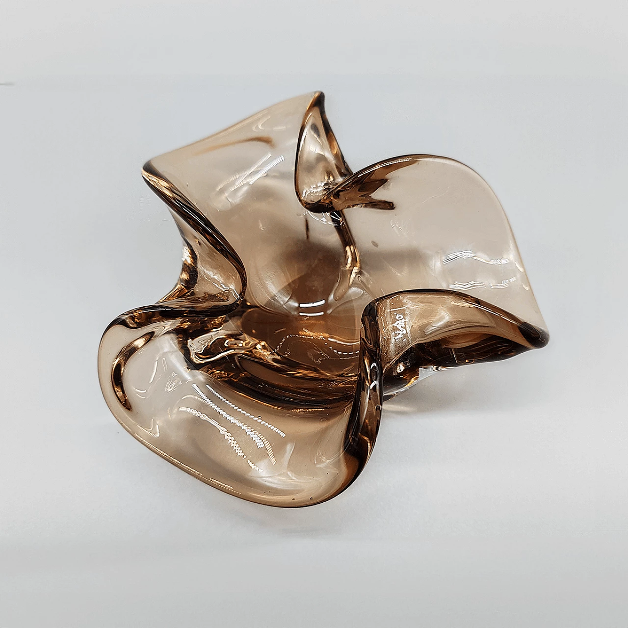 Murano glass ashtray by Flavio Poli, 1960s 4