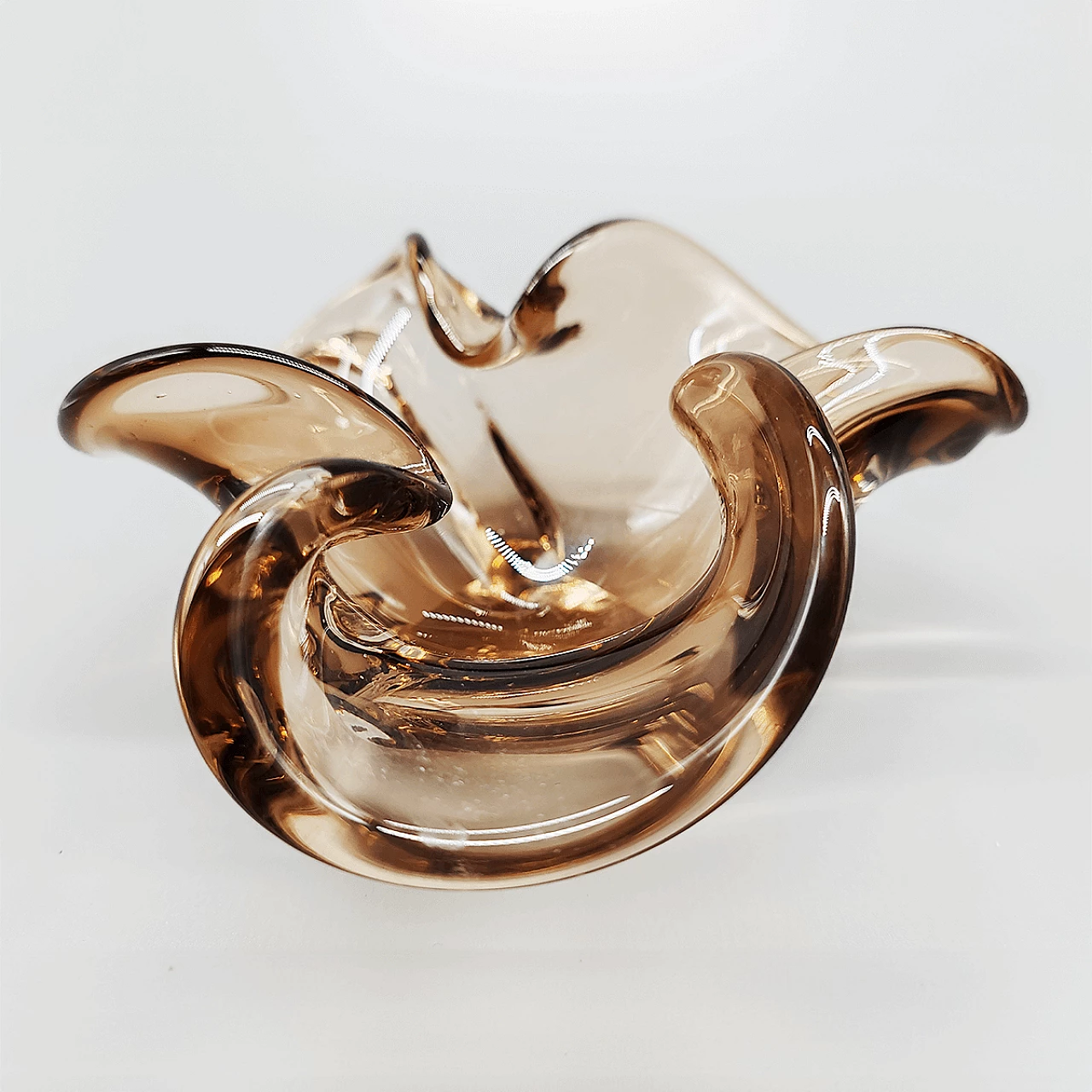 Murano glass ashtray by Flavio Poli, 1960s 5