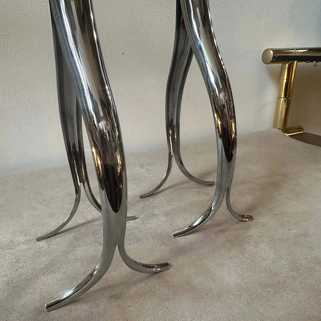 Saliera e pepiera placcate in argento di Mesa, anni '90 2