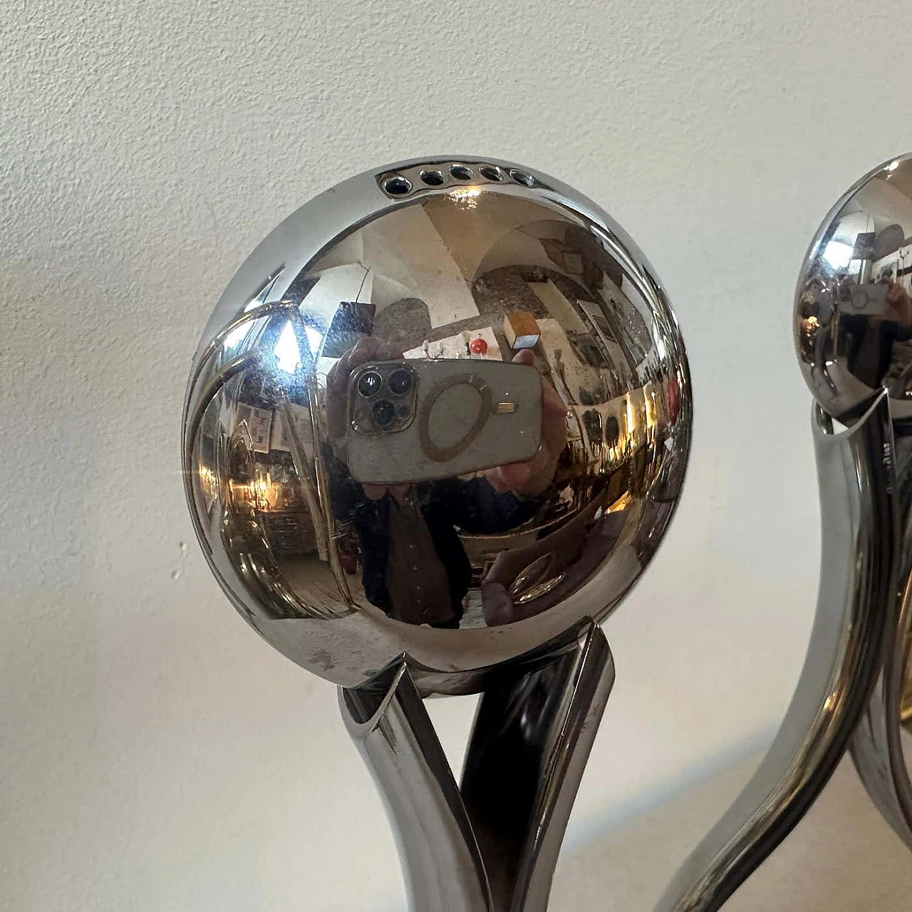 Saliera e pepiera placcate in argento di Mesa, anni '90 8