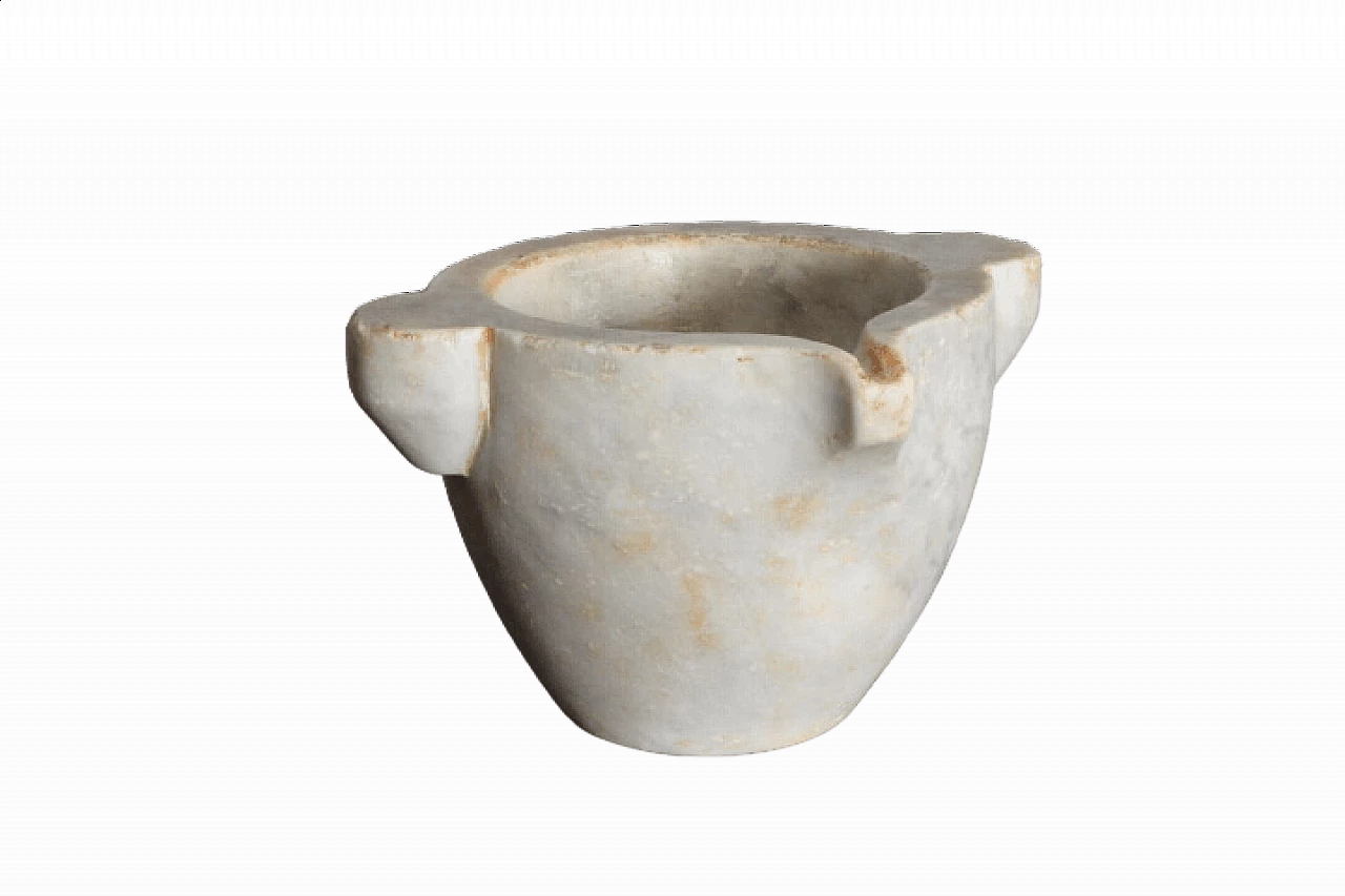 Marble apothecary mortar, 19th century 11