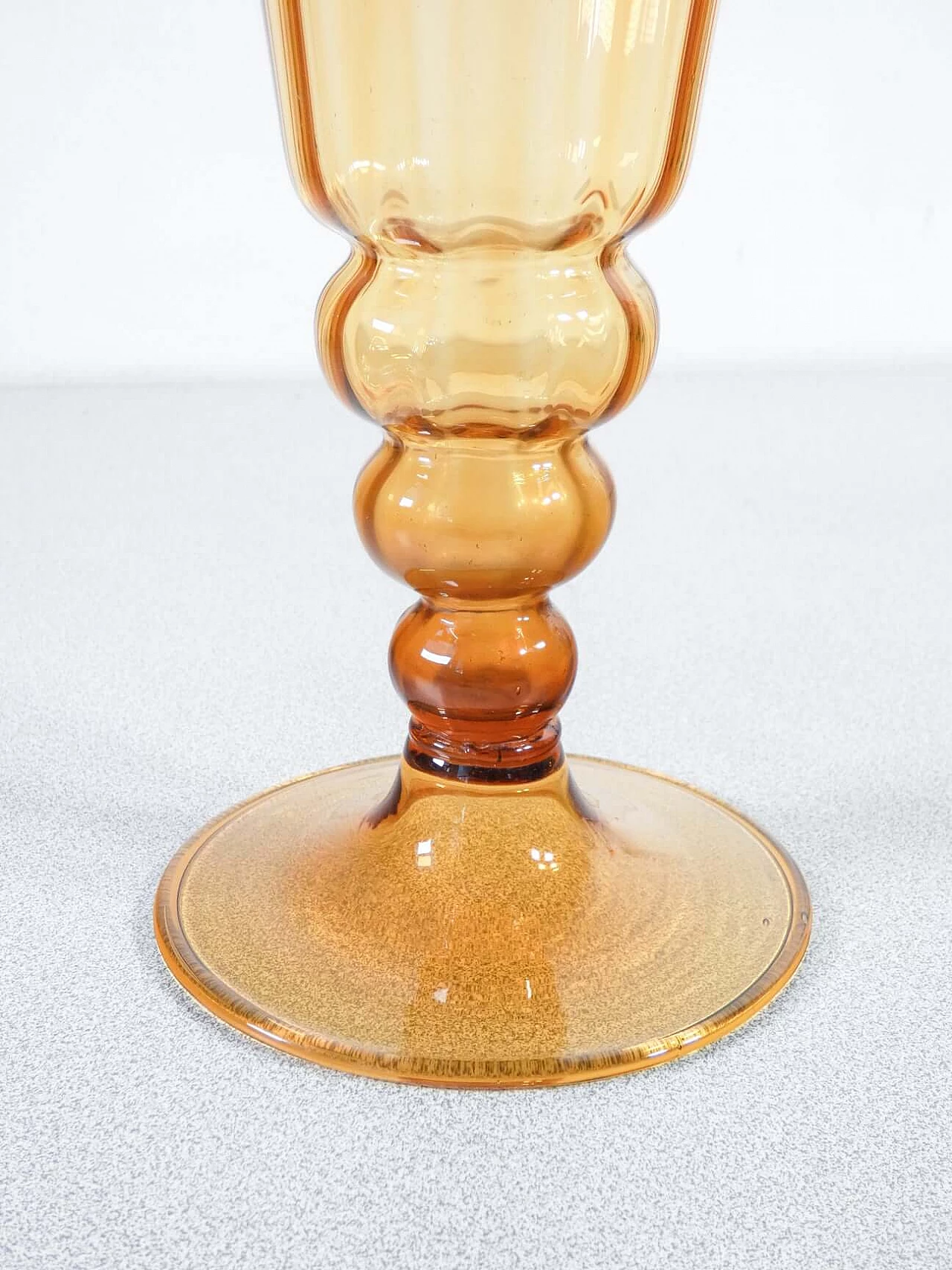 Vaso in vetro soffiato di Vittorio Zecchin per MVM Cappellin, anni '20 4