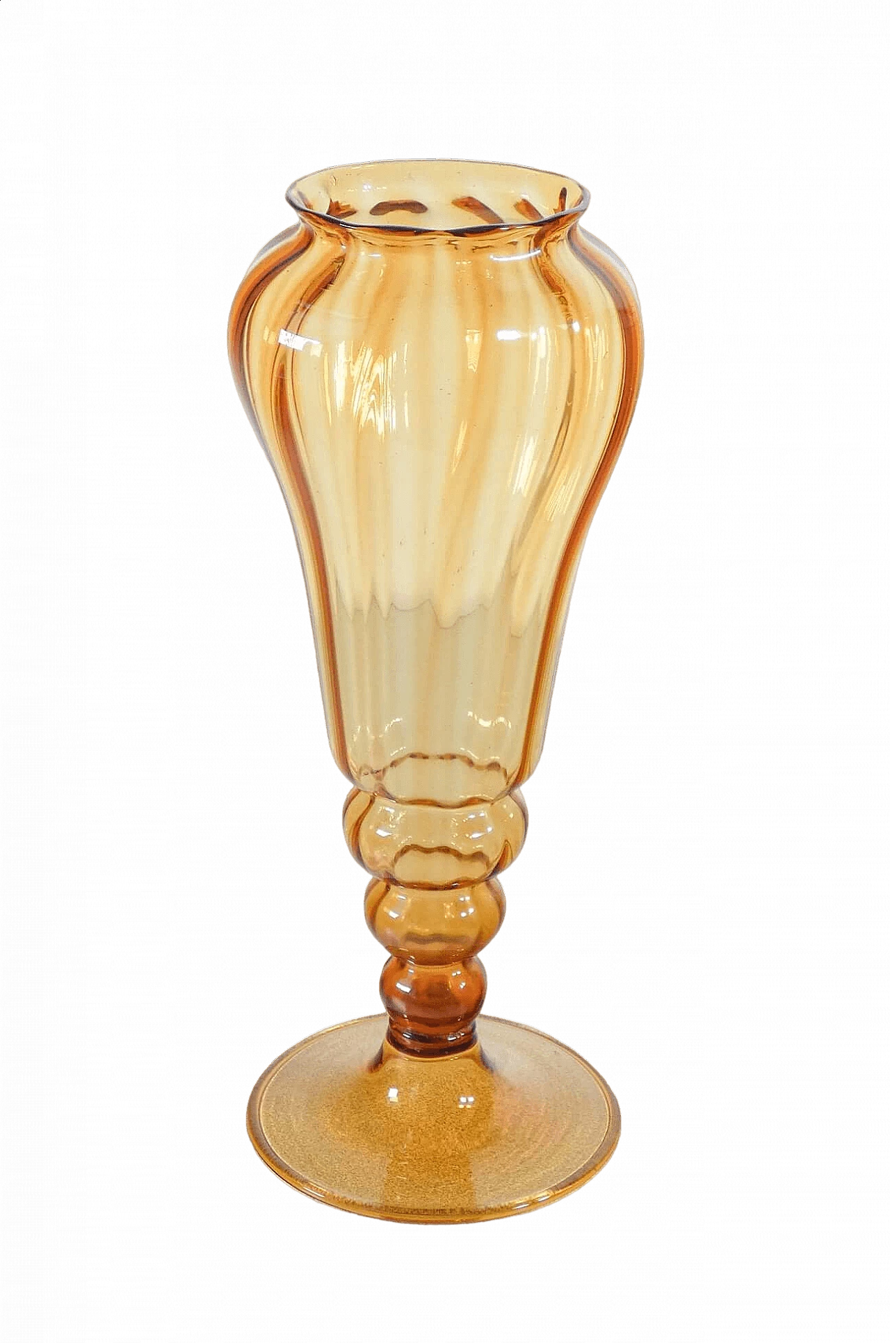 Blown glass vase by Vittorio Zecchin for MVM Cappellin, 1920s 10