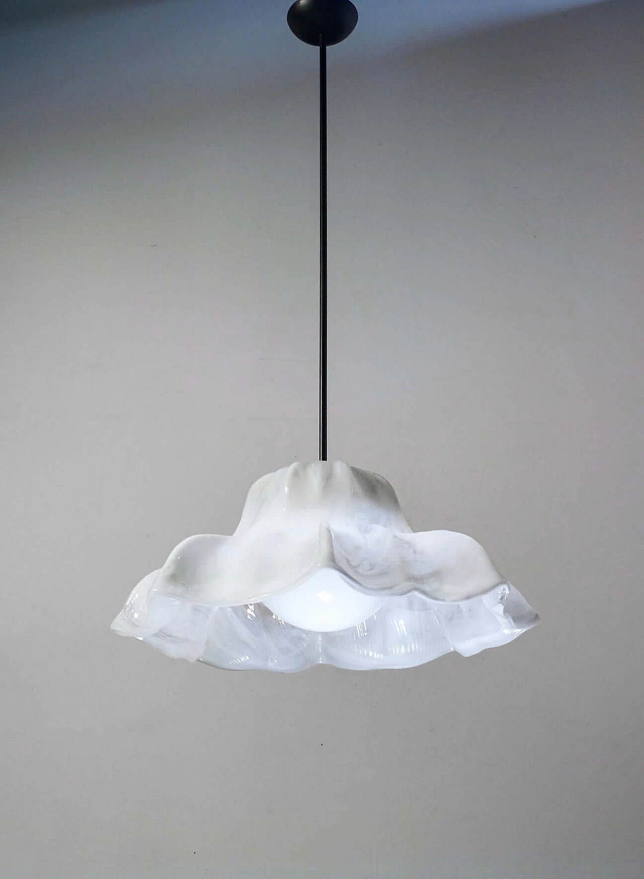 Blown glass Ninfee chandelier by Toni Zuccheri for Venini, 1960s 1