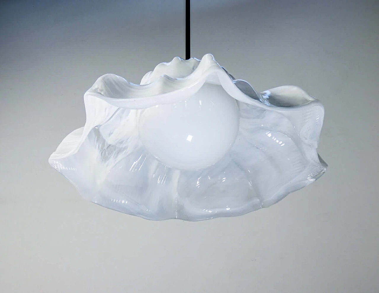 Blown glass Ninfee chandelier by Toni Zuccheri for Venini, 1960s 5