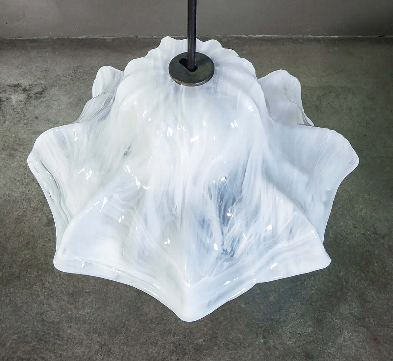 Blown glass Ninfee chandelier by Toni Zuccheri for Venini, 1960s 7
