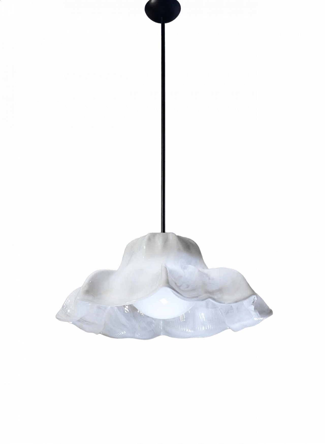 Blown glass Ninfee chandelier by Toni Zuccheri for Venini, 1960s 9