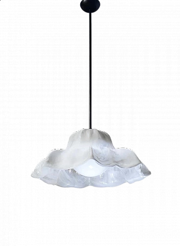 Blown glass Ninfee chandelier by Toni Zuccheri for Venini, 1960s