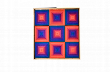 Pannello in tessuto di Verner Panton per Mira, anni '70