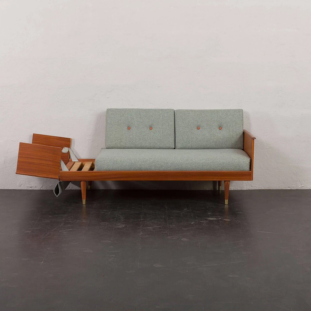 Scandinavian mahogany daybed attributed to Ingmar Relling, 1960s 7